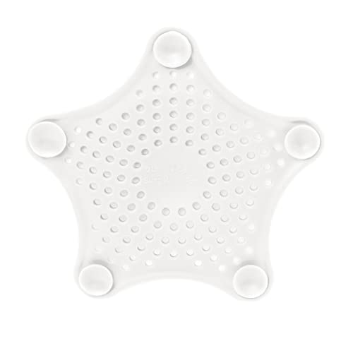 Umbra Starfish Drain Cover/Hair Catcher, White