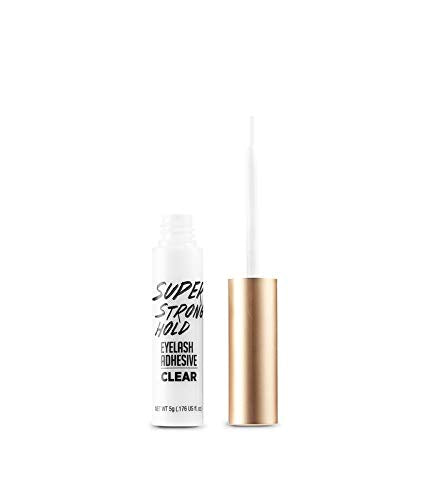 i-Envy by KISS Super Strong Hold Eyelash Adhesive, Waterproof Long-Lasting Strip Lash Glue, Natural-Looking Allergy & Latex Free with Brush Applicator (Clear, 2 Pack)
