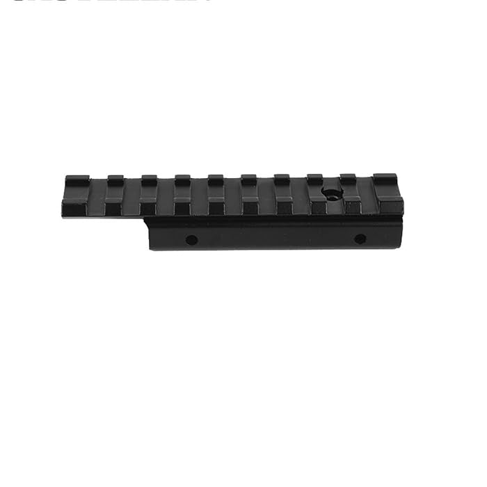 Tacgle 3/8" 11mm Dovetail to 7/8" 20mm Converter Picatinny Rail Adapter, Low Profile Scope Mount Conversion Adapter Base Riser Mount