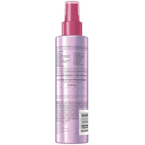 L’Oréal Paris Sulfate Free Moisture 21-in-1 Leave-In Conditioner for Dry Hair, EverPure, 6.8 fl oz (Packaging May Vary)