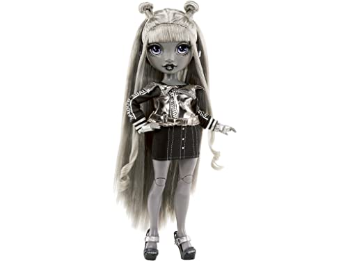 Rainbow High Shadow Series 1 Luna Madison- Grayscale Fashion Doll. 2 Metallic Grey Designer Outfits to Mix & Match, Great Gift for Kids 6-12 Years Old and Collectors