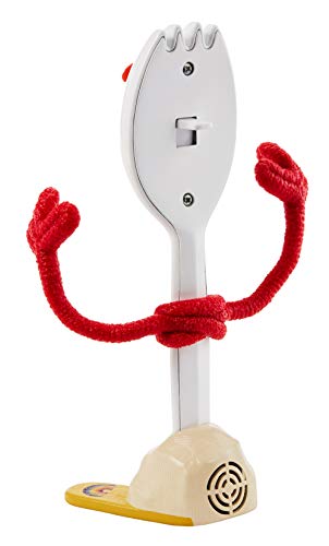 Toy Story 4Toy Story 4 True Talkers Forky Figure, 7.2 in, Posable, Talking Character Figure with Authentic Movie-Inspired Look and 15+ Phrases, Gift for Kids 3 Years and Older