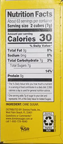 Domino Sugar Cubes Dots 1 lb (3 pack) 3 lb Total