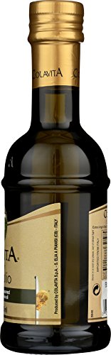 Colavita Flavored EVOO - Tartufolio Condiment, White Truffle Flavored Extra Virgin Olive Oil, 8.5oz Glass Bottle