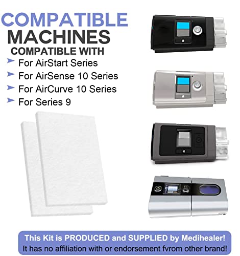 140 PCS Medihealer CPAP Filters(Six-Year-Supply) - Premium Filters for AirSense 10 -for AirCurve 10- S9-for AirStart-Series
