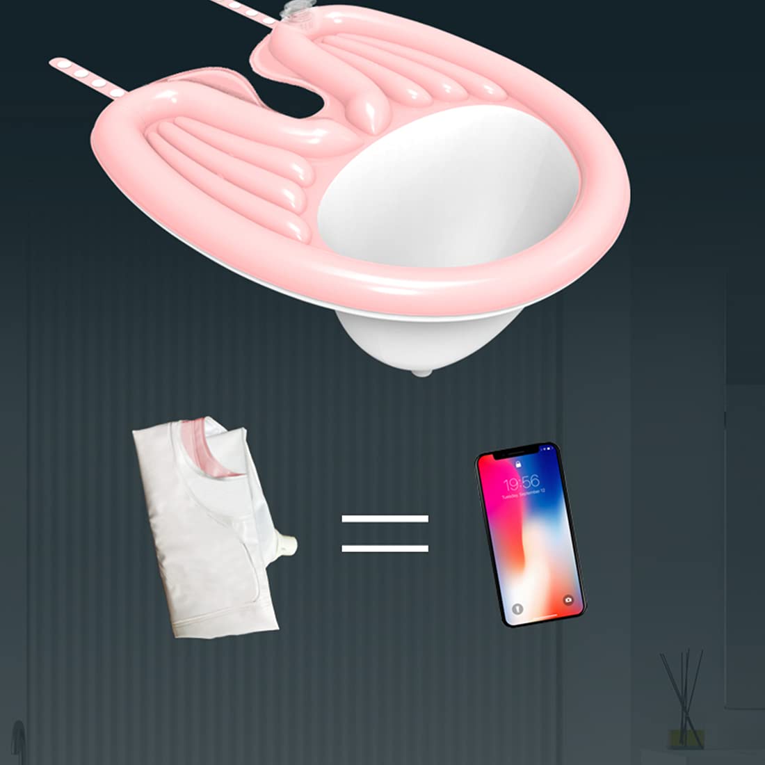 Inflatable Washing Hair Basin, Portable Shampoo Bowl for The Elderly, Disabled, Bedridden and Handicapped, Portable Hair Washing Sink for Pregnant Woman