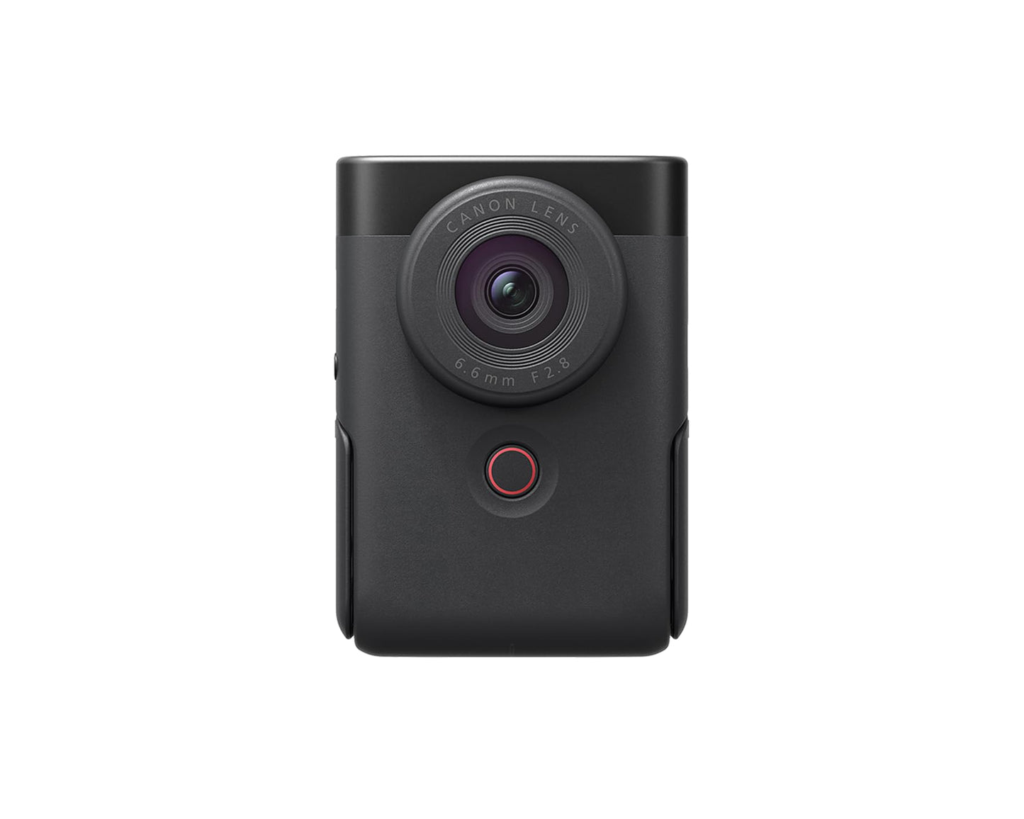Canon PowerShot V10 Camera, Content Creator Compact Vlogging Camera, Fixed 19mm Wide-Angle Lens, 4K Video, Face Detection, Built-in Microphone, Live Streaming, Built-in Stand, Black