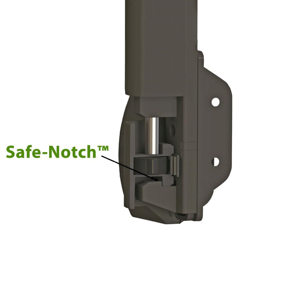 Trident 10 Inch Tall Black Magnetic Pool Child Safety Gate Latch | Keyed Alike | TRIDENT-10-BK-KA