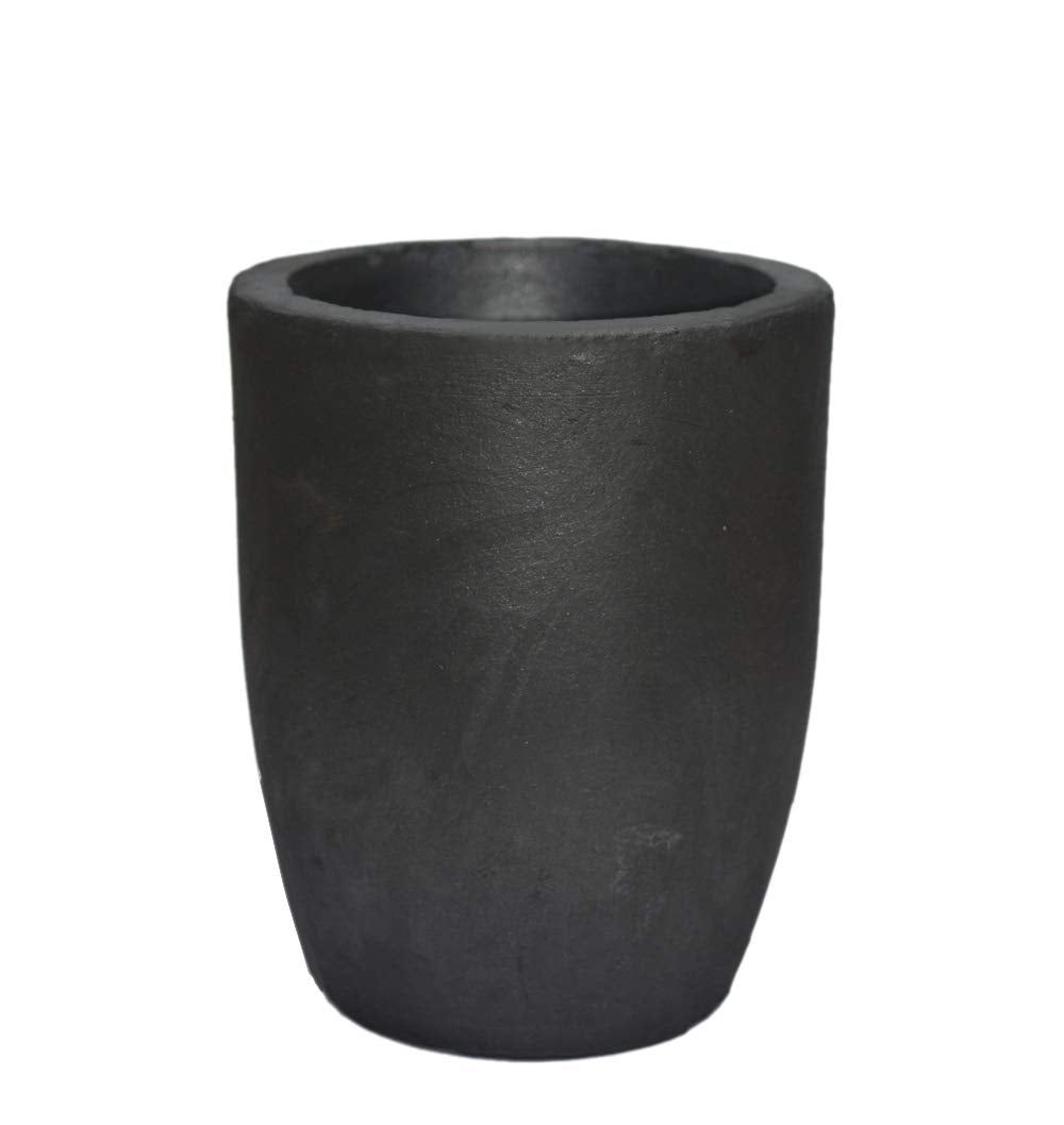 OTOOLWORLD 20KG Clay Graphite Crucible Foundry Cup Furnace Torch Melting Casting Refining Gold Silver Copper Brass Aluminum Lead Zinc and Alloys 2400ML