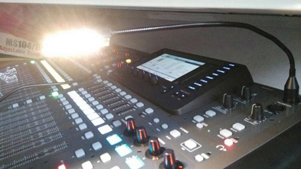 22 inch BNC Port Flexible Gooseneck Light DJ Mixer LED Gooseneck Lamp for Light Control Equipment (BNC Port)