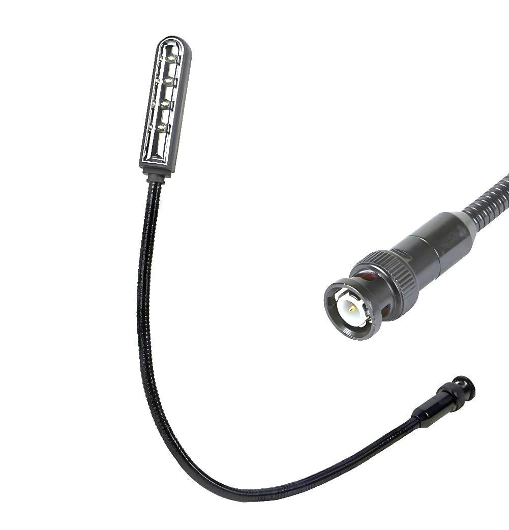 22 inch BNC Port Flexible Gooseneck Light DJ Mixer LED Gooseneck Lamp for Light Control Equipment (BNC Port)