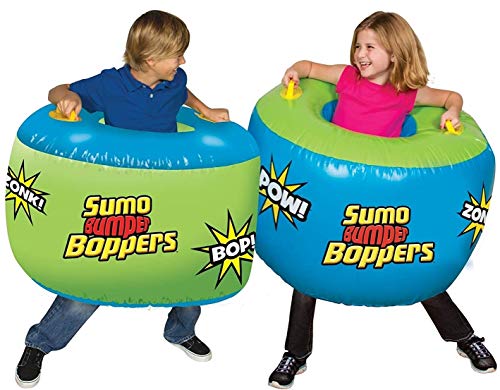 Big Time Sumo Bumper Boppers Belly Bumper Toy, Set of 2 with 2 Repair Patches, Kids get Active and Silly, Air inflated Fun, More Fun Than a Pillow Fight, Great for Agility-Balance-Coordination