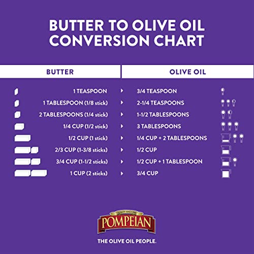 Pompeian Smooth Extra Virgin Olive Oil, First Cold Pressed, Mild and Delicate Flavor, Perfect for Sauteing and Stir-Frying, Naturally Gluten Free, Non-Allergenic, Non-GMO, 16 FL. OZ., Single Bottle