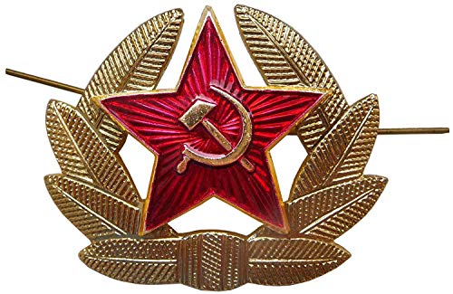 SIBERHAT Russian Soviet Army Fur Military Cossack Ushanka Hat (White, 55(XS))