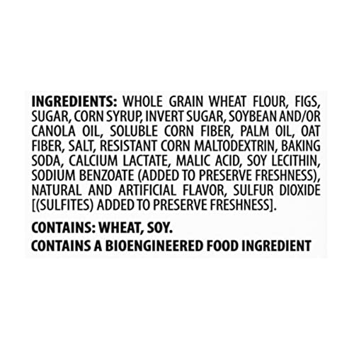 Newtons 100% Whole Grain Wheat Soft & Fruit Chewy Fig Cookies, (Fig Bars), 10 oz Pack