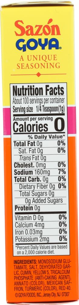 Goya Sazon Con Azafran - 3.52 oz (1 pack)