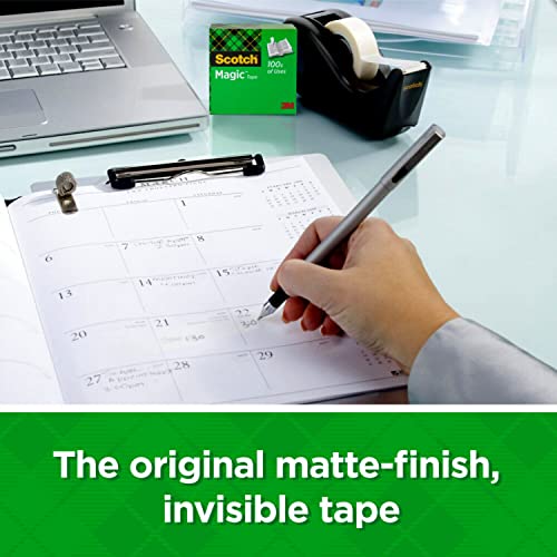 Scotch Magic Tape, Invisible, Home Office Supplies and Back to School Supplies for College and Classrooms, 6 Rolls