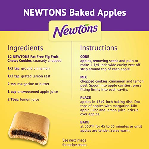 Newtons Fat Free Soft & Fruit Chewy Fig Cookies, (Fig Bars), 12 - 10 oz Packs