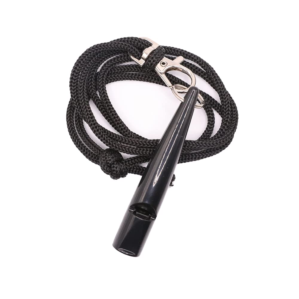 Dog Whistles That Makes Dogs Come to You | Perfect for Training | Dog Training Whistles | Includes Lanyard for Easy Use | Black Color to Match It with Everything | Dog Whistle Training