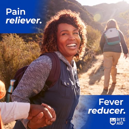 Rite Aid Extra Strength Acetaminophen, 500mg - 500 Caplets | Pain Reliever & Fever Reducer for Migraines, Joint Pain, Muscle or Back Pain, and Menstrual Pain