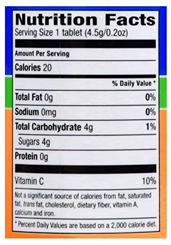 ReliOn Glucose Tablets Bundle of Fruit Punch, Tropical Fruit, Grape, Orange, and Raspberry