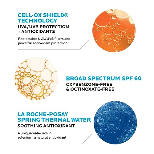 La Roche-Posay Anthelios Melt-In Milk Sunscreen SPF 60 | Sunscreen For Body & Face | Broad Spectrum SPF + Antioxidants | Oil Free Sunscreen Lotion | Lightweight & Fast Absorbing | Oxybenzone Free