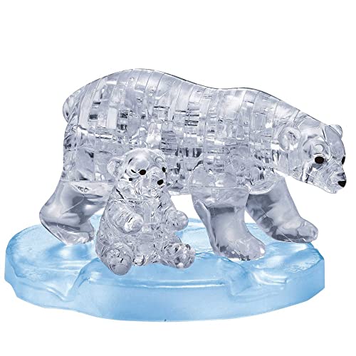 BePuzzled | Polar Bear Original 3D Crystal Puzzle, Ages 12 and Up