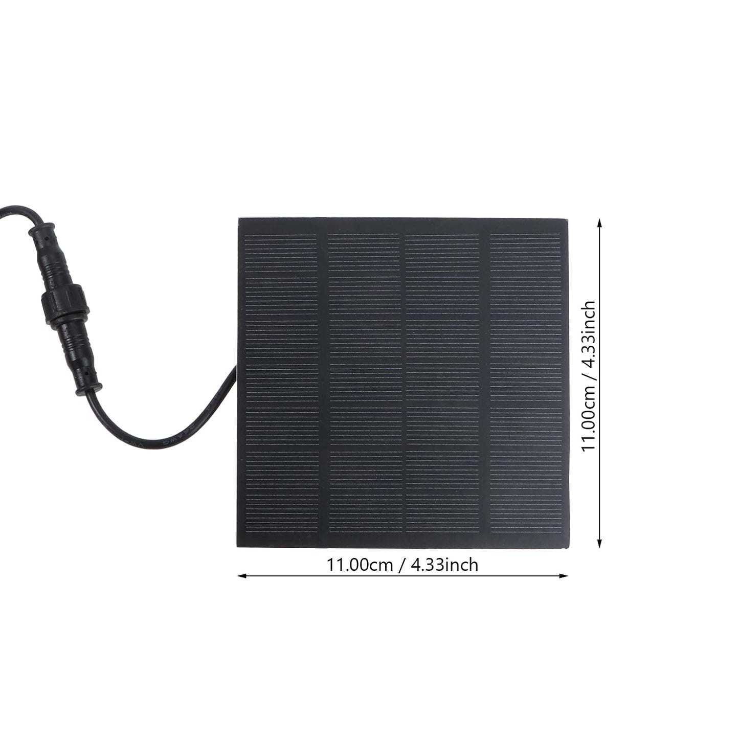 UEETEK 7V 180L/H Solar Power Water Pump Garden Fountain Submersible Pump with Suckers (Strong Direct Sunlight is Needed) 1.8W