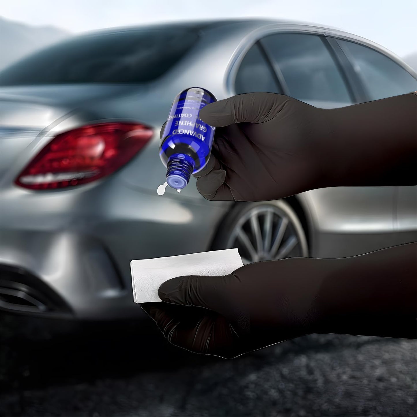 Advanced Graphene Ceramic Coating for Cars(70ML),12H Graphene Coating for Auto Car Detailing,10+ Years of Long Lasting Car Protection,Gloss