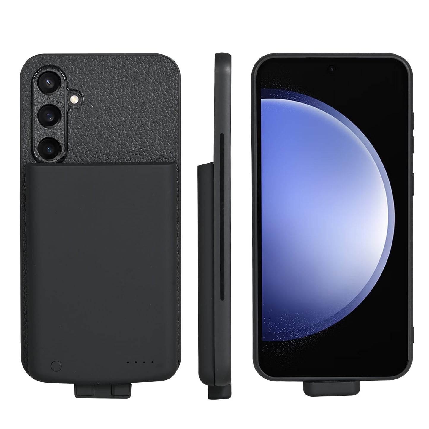 Battery Case For Samsung Galaxy S23 FE(6.4inch), Strong Slim Portable Protective Extended cell phone battery charger cases with charger For Galaxy S23FE battery pack power bank charger phone case