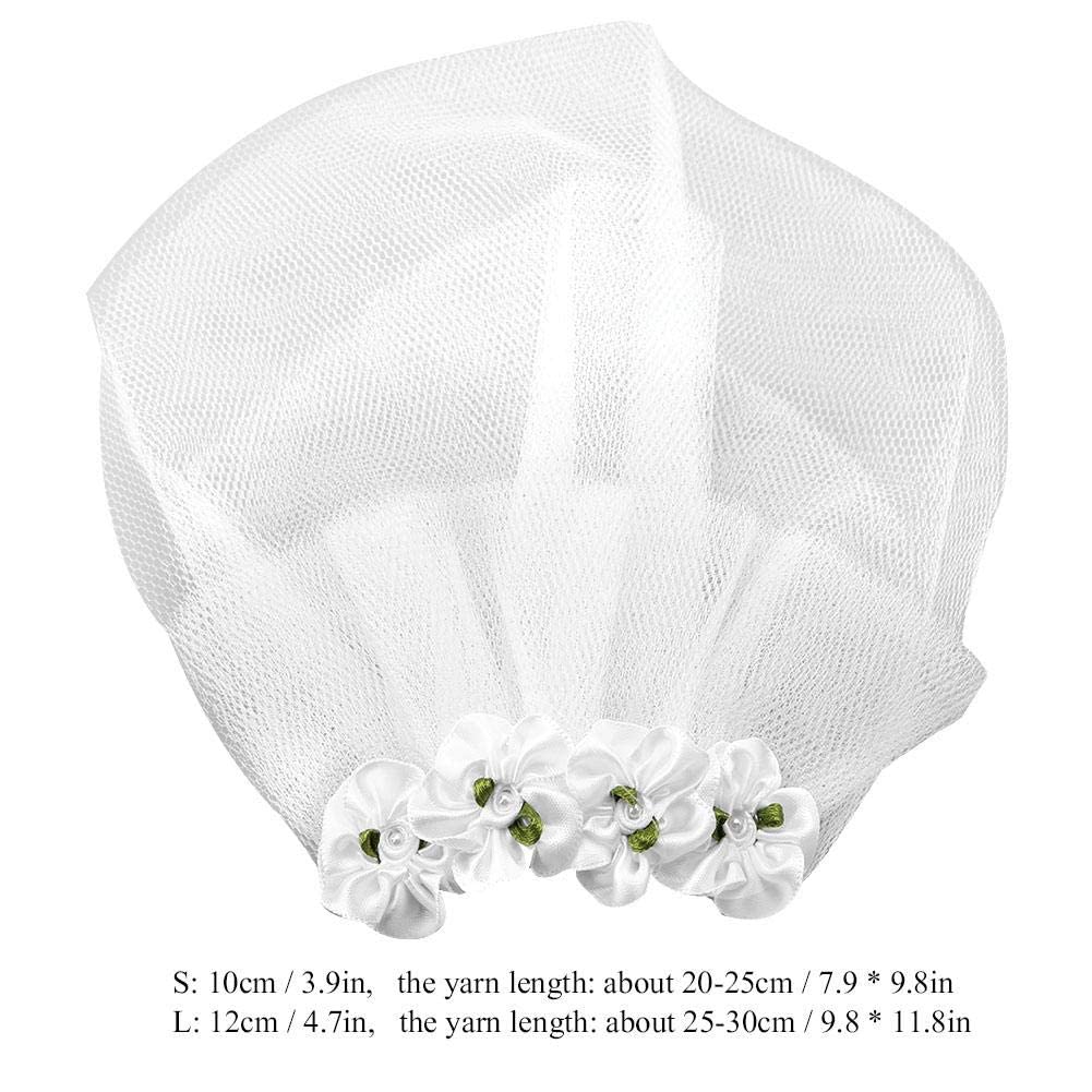 Pet Wedding Veil Cat Dog Bridal Flower Headdress Dog Weddings Parties Hair Accessories for Small Medium Large Dog(S)