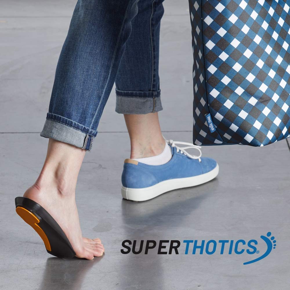 Superthotics by WalkFit Customizable Orthotic Inserts Arch Support Shoe Insoles for Men & Women Relieve Plantar Fasciitis, Foot, Hip, Knee & Back Pain. Restore Balance, Stability & Comfort