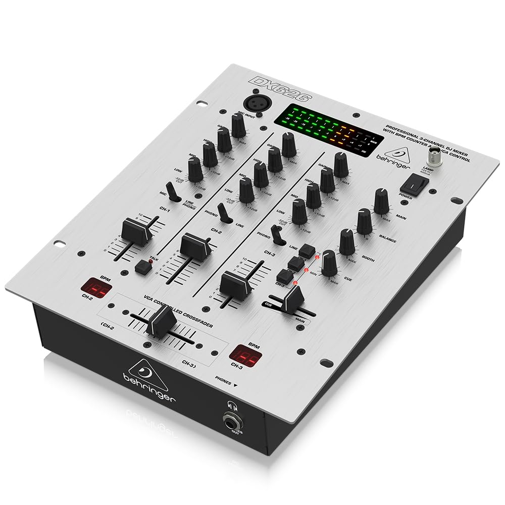 Behringer Pro Mixer DX626 3-Channel DJ Mixer