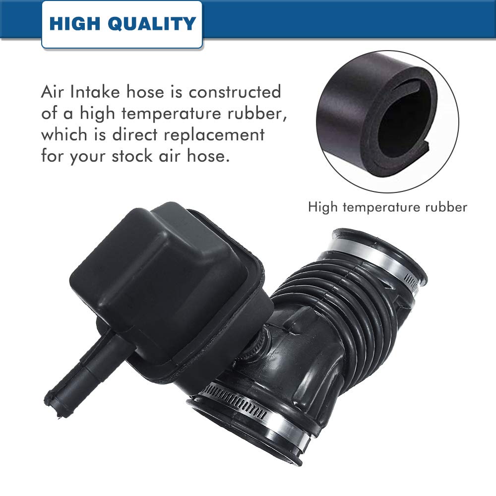 Air Intake Hose compatible with Nissan Sentra 2.0L 2007 2008 2009 2010 2011 2012- Intake Filter Tube Replaces # 16576-ET000 696-003 16576-ET00A - Air