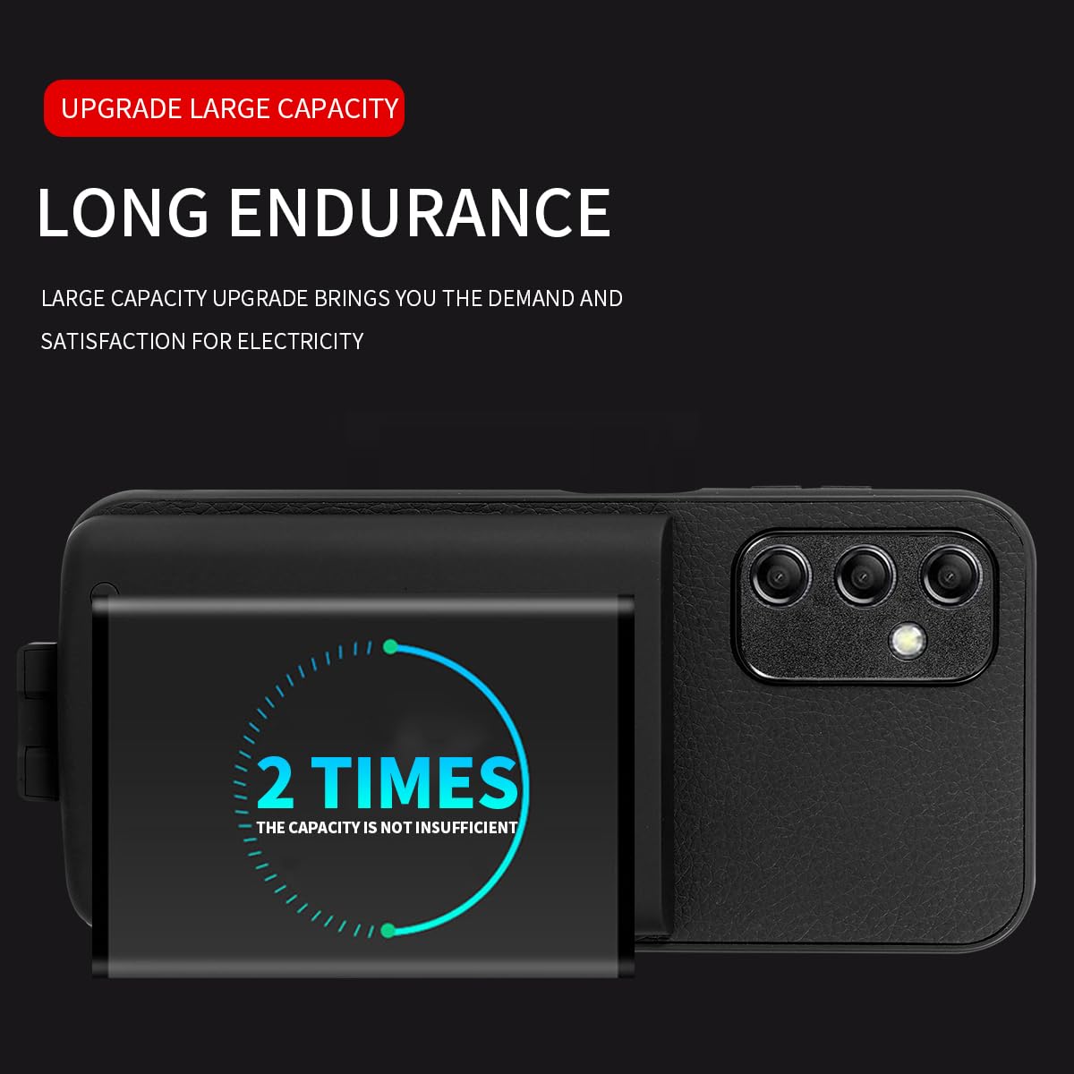 Battery Case For Samsung Galaxy S23 FE(6.4inch), Strong Slim Portable Protective Extended cell phone battery charger cases with charger For Galaxy S23FE battery pack power bank charger phone case