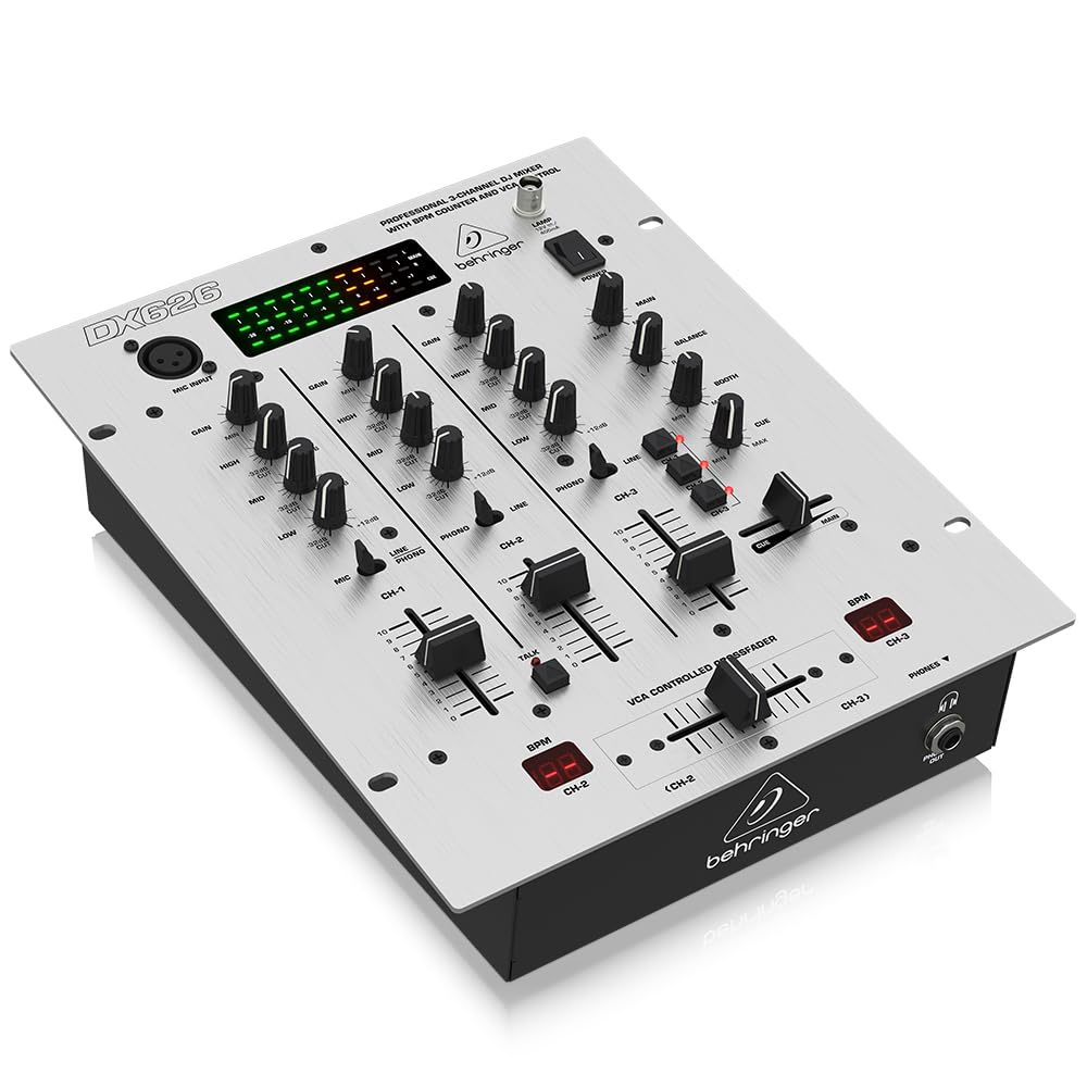 Behringer Pro Mixer DX626 3-Channel DJ Mixer