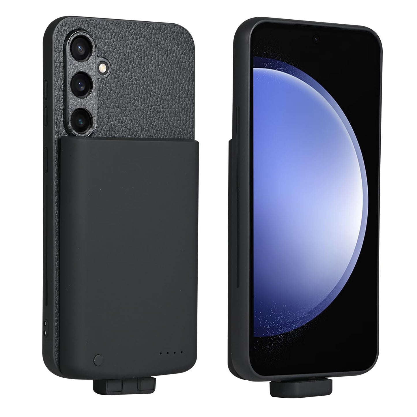 Battery Case For Samsung Galaxy S23 FE(6.4inch), Strong Slim Portable Protective Extended cell phone battery charger cases with charger For Galaxy S23FE battery pack power bank charger phone case