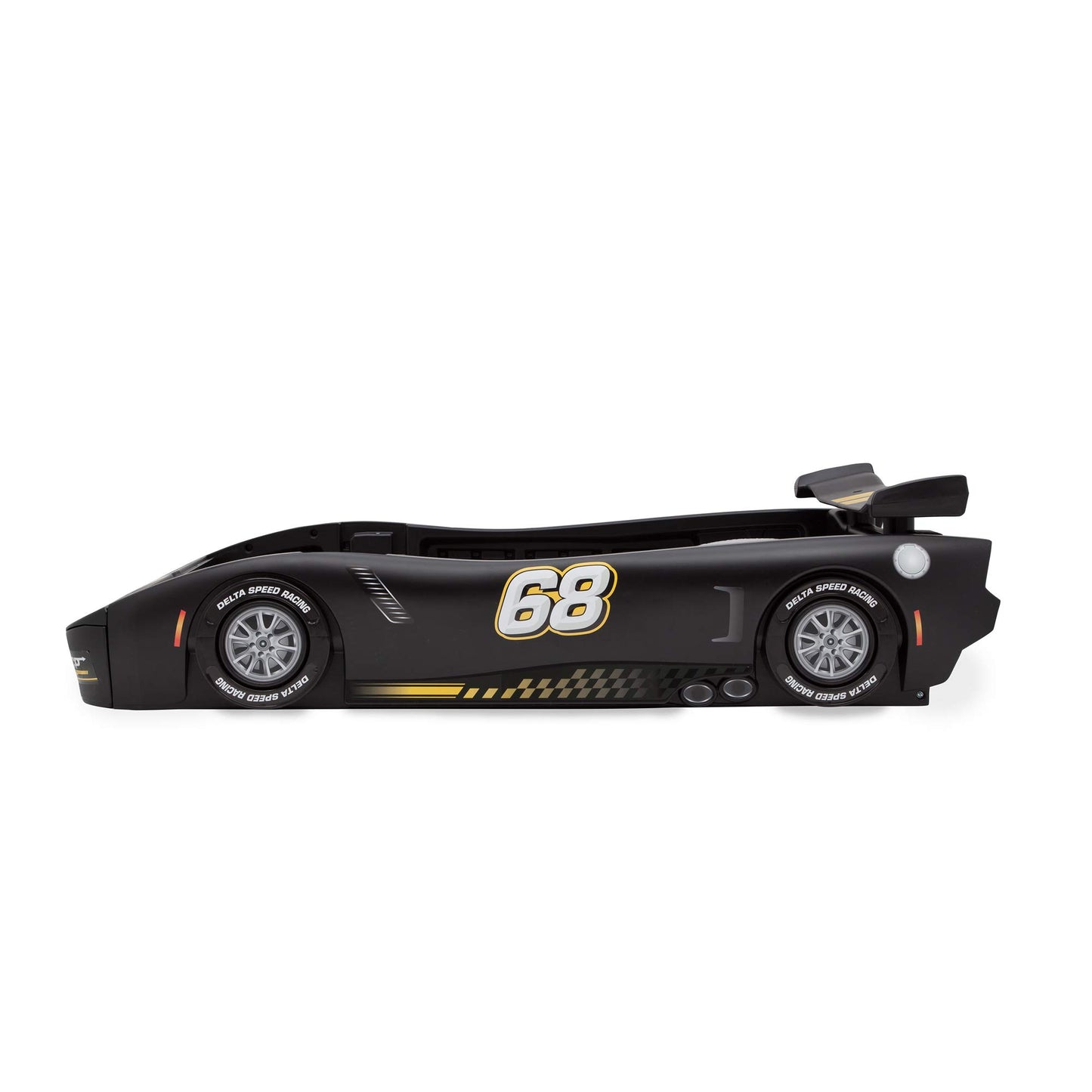 Delta Children Turbo Race Car Twin Bed, Blue