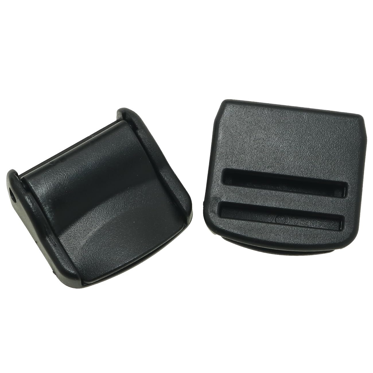 FMHXG 12PCS Snap Buckle Weave Straps with D Ring Buckle 2.5CM Adjustable Plastic Lock Lever Fastener for Collar Suspenders Belt Braces Outdoor Survival Tactical Paratrooper Accessories