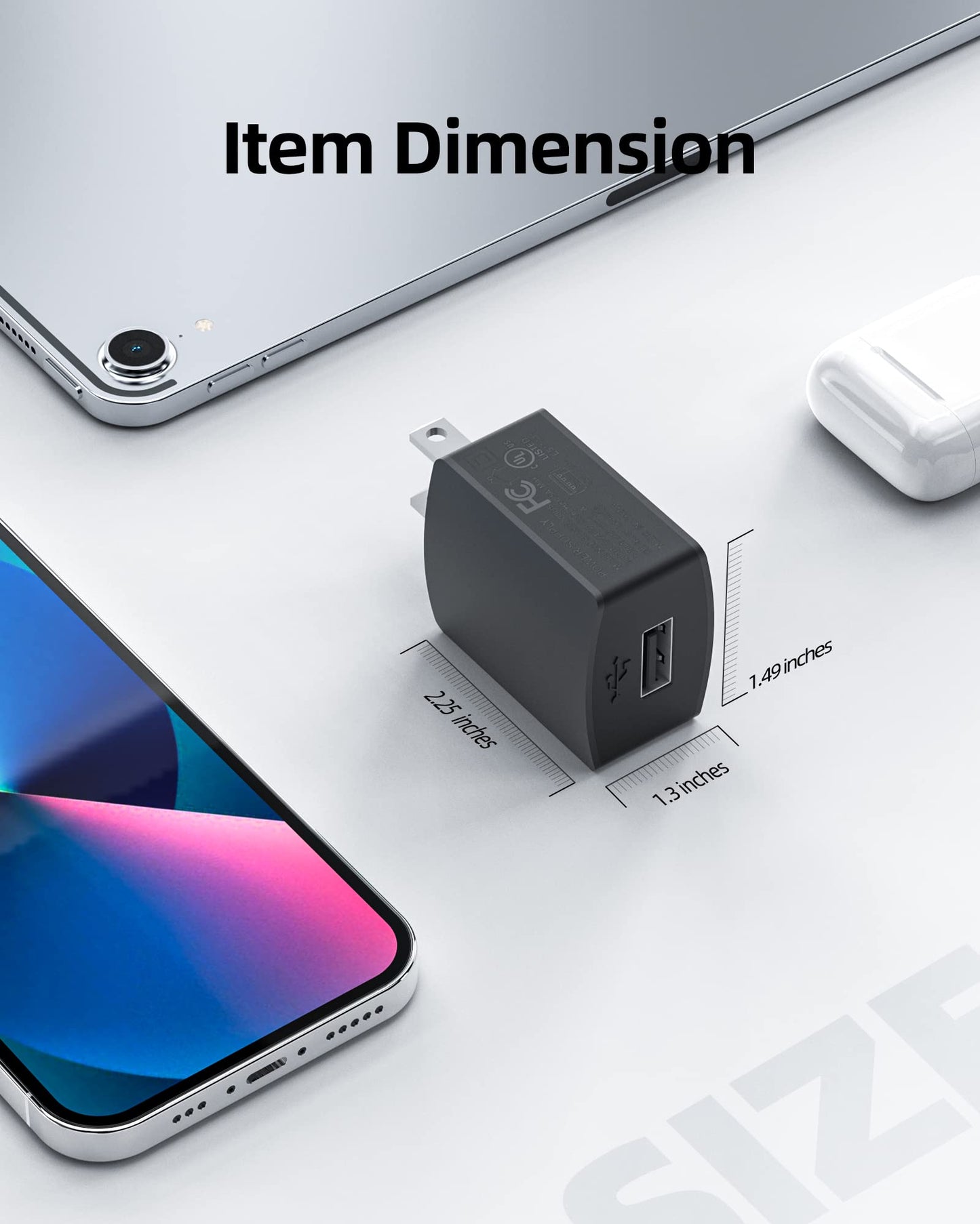 10W Micro USB and USB C Tablet Charger Fit for Lenovo Tab Smart Tab M8 FHD, M10 FHD Rel HD 2nd Gen FHD Plus 3rd Gen,E7, E10, TAB4 10 Plus, TB-8505XS, TB-8704F, TB - X306F, TB-X605F Tablet Charger Cord