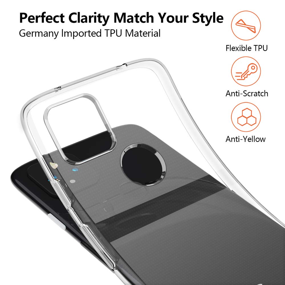 SNOSHO for Google Pixel 4a 5G Slim Case,Thin Flexible TPU Rubber Soft Skin Silicone Shockproof Anti-Scratch Carbon Fiber Protective Cases Cover for Pixel 4a 5G,Brushed Black