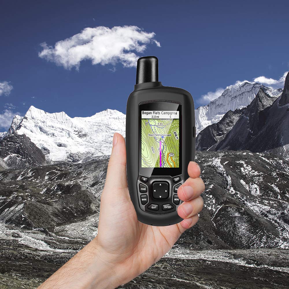 TUSITA Case Compatible with Garmin GPSMAP 62 62s 62st 62sc 62stc 64 64s 64st 64sc 64x 64sx 64csx 65 65s - Silicone Protective Cover Skin - Outdoor Handheld GPS Navigator Accessories