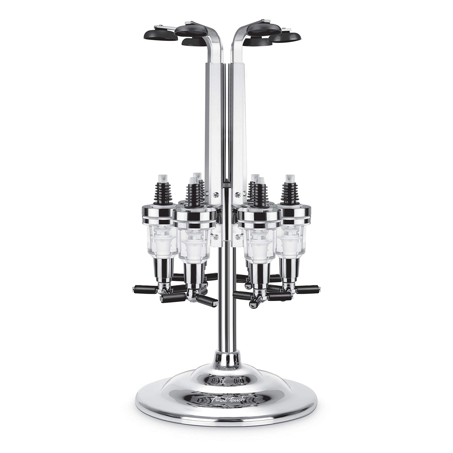 Final Touch 6 Bottle Bar Caddy Liquor Dispenser