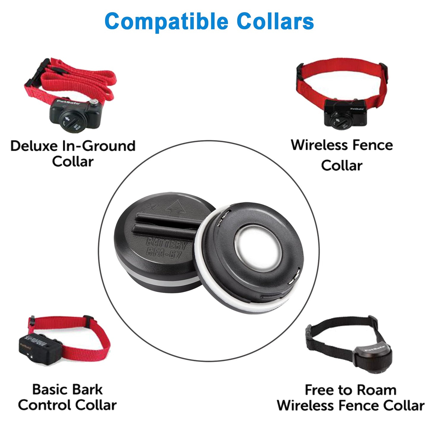 LP RFA-67 Pet Collar Batteries for PIF-300 RF300 PIF-275-19 PRF-3004W PUL-250, Compatible with RFA-67D-11 6 Volt Lithium Replacement Battery (10 Pack)