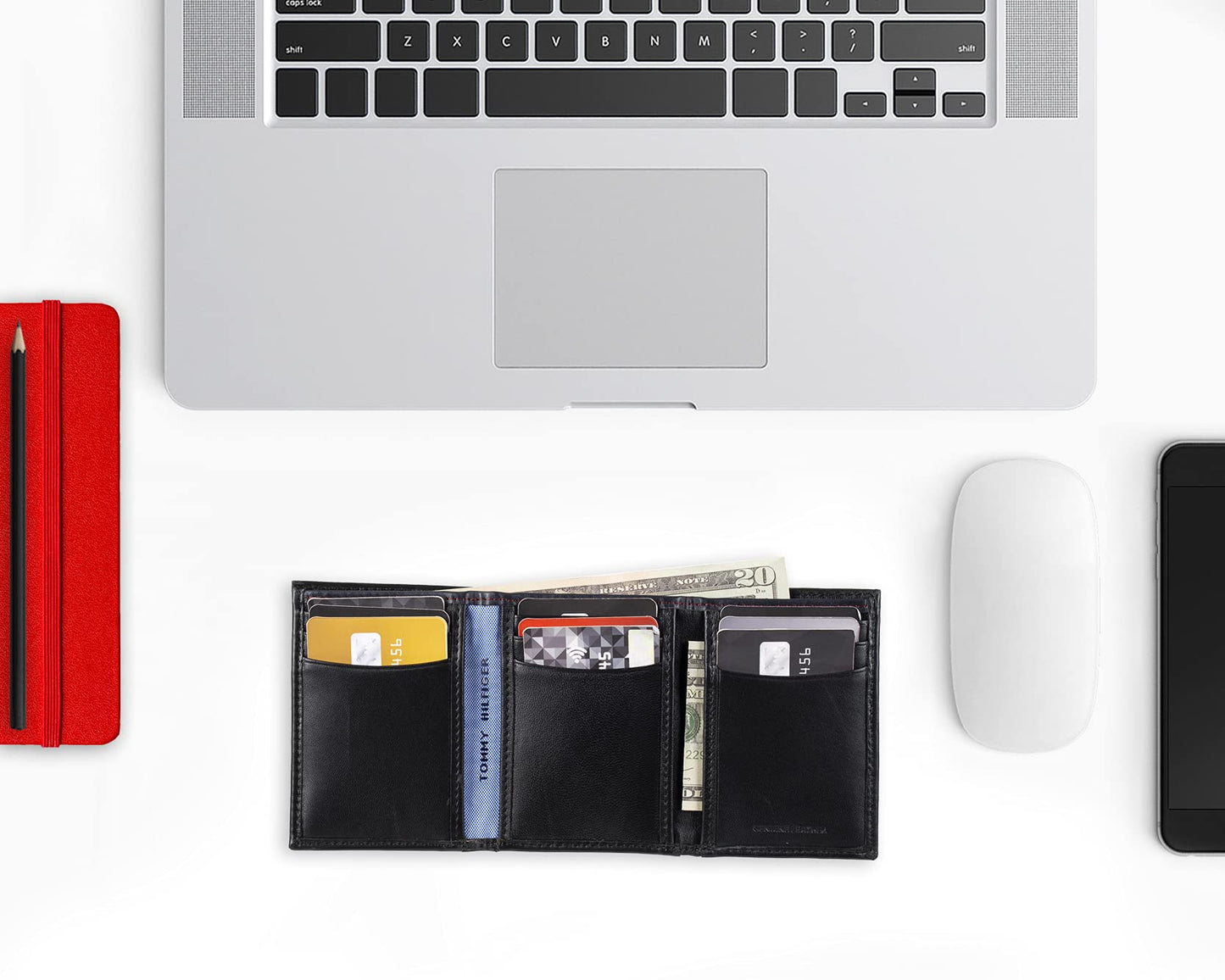Tommy Hilfiger Men's Leather Trifold Wallet