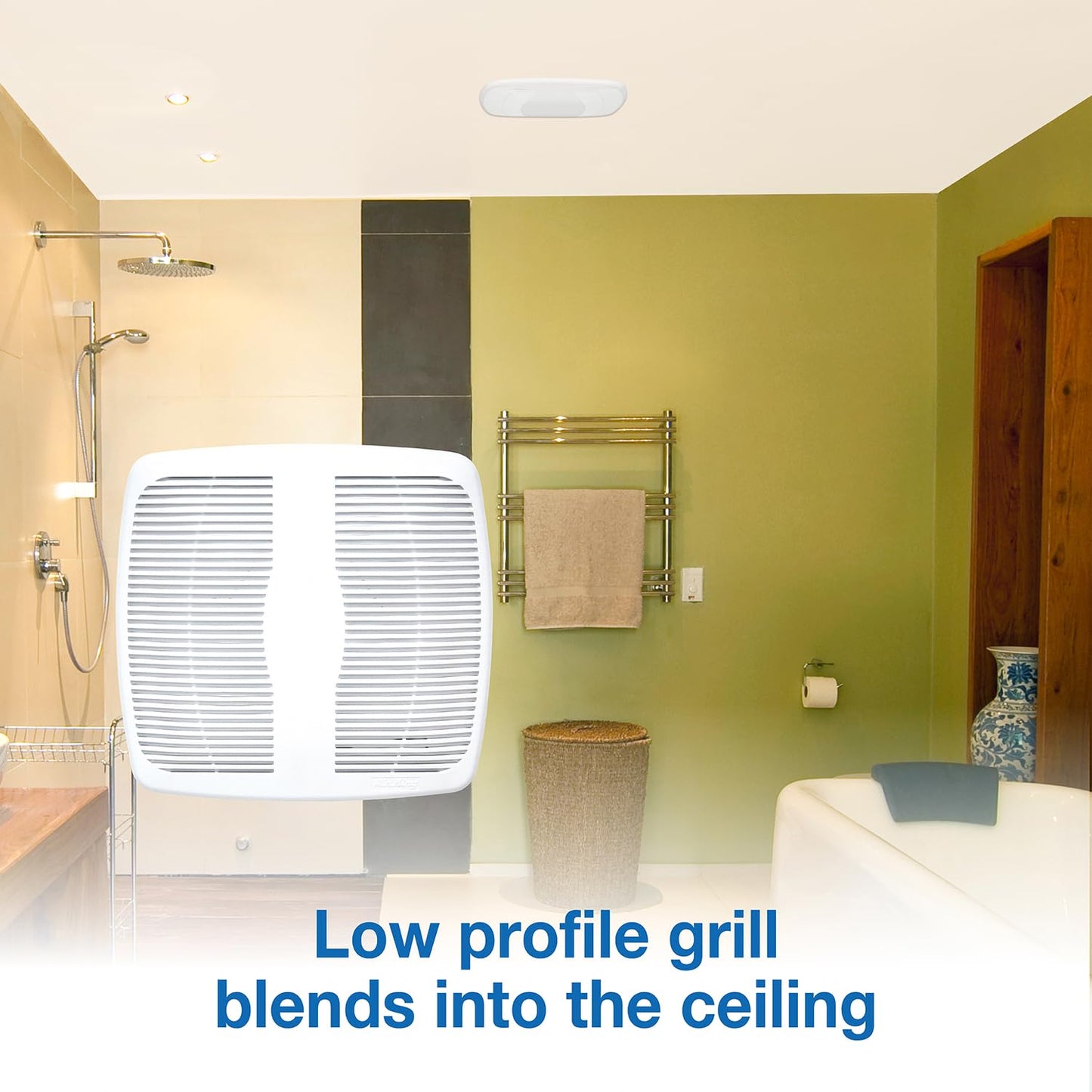 AIR KING AMERICA AS50 Advantage 50 CFM Ceiling Exhaust Fan, White