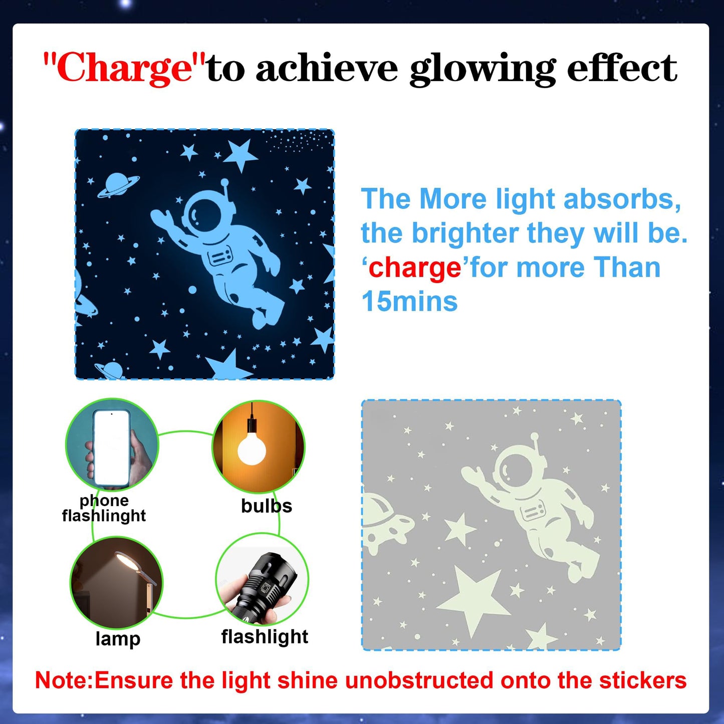 530Pcs Glowing Stars for Ceiling,Glow in The Dark Stars,Space Wall Decals Solar System Galaxy Planets Wall Stickers for Kids, Wall Decor for Girls