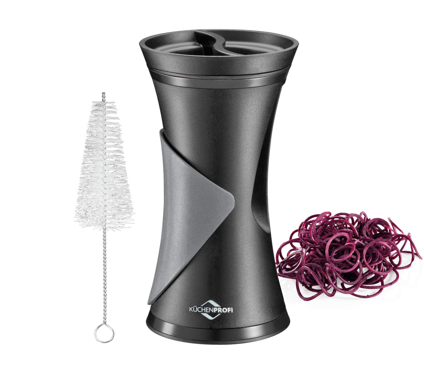 Küchenprofi Olera Spiralizer for Vegetables, 6" H x 3.5" diameter, Black
