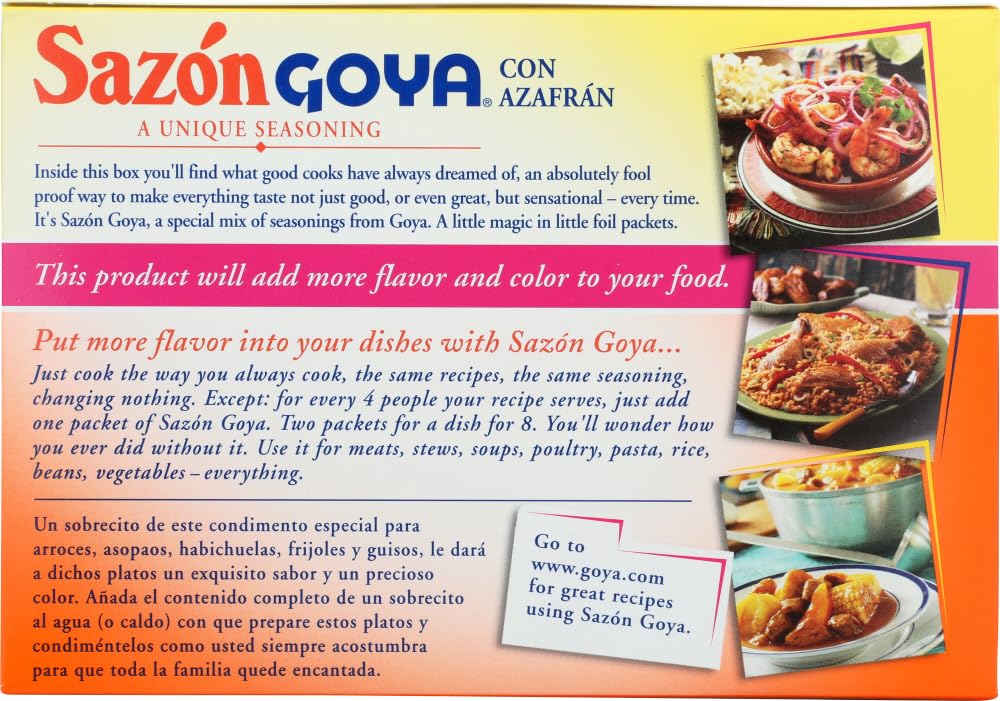 Goya Sazon Con Azafran - 3.52 oz (1 pack)