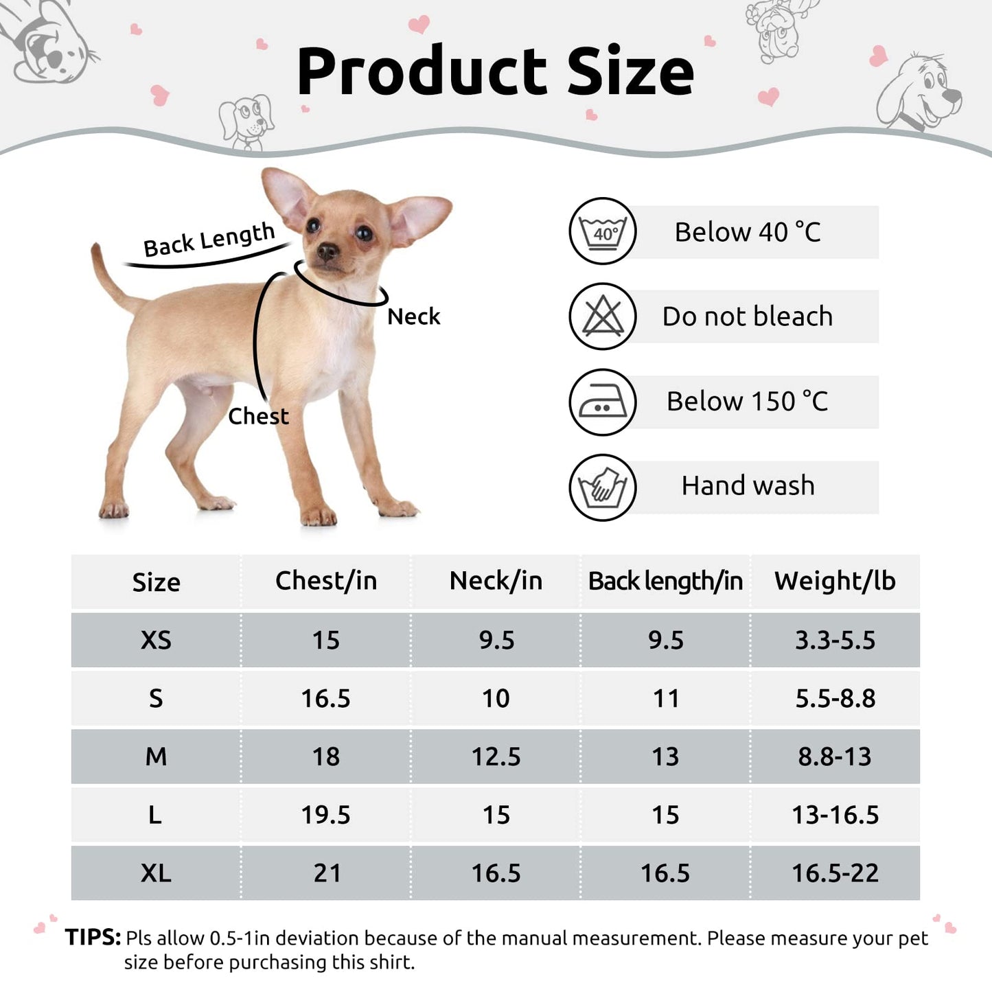 Preferhouse Pet Dog Striped T-Shirt Dogs Cats Cotton Vest Spring Summer Pet Apparel Tee Shirt Suitable for Small and Medium Large Pets French Bulldog Bichon